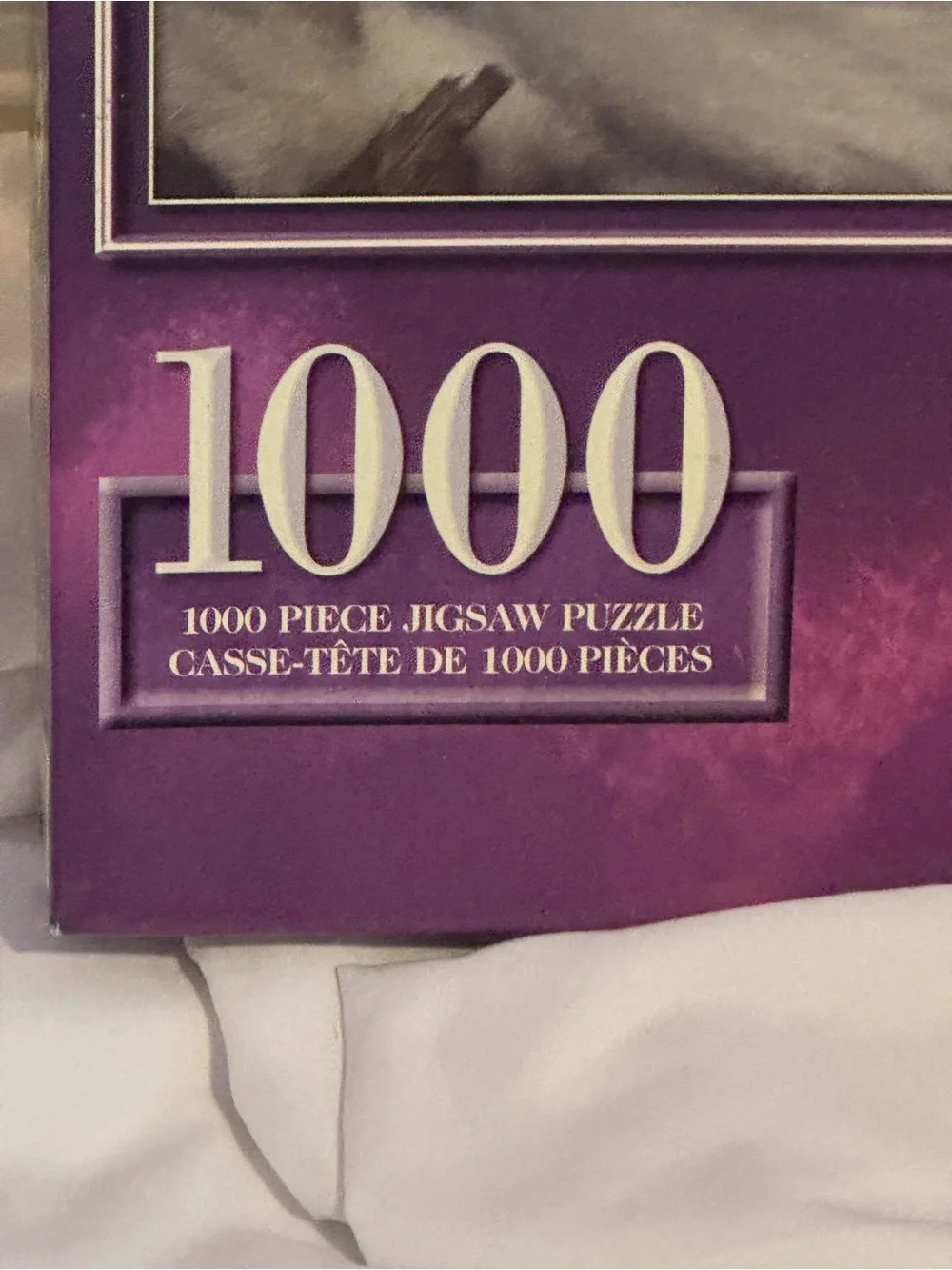 Puzzles, 1000 pieces, Santa and his dog. The other is Panda